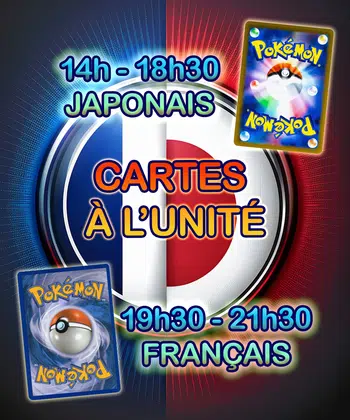 🔥Cartes a l’unités JPN et FR 🔥🔥1€pdd