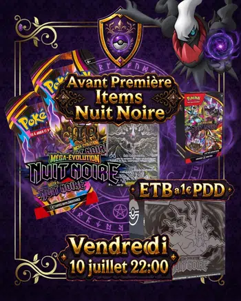 ⚔️🌚 NUIT NOIRE - ETB 1€ PDD ITEMS ET BOXBREAK 🎁🌚⚔️