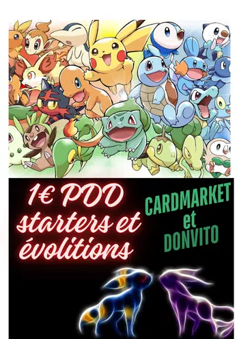 💧🌿🔥 live spécial starters et évolitions 🔥🌿💧1€ PDD