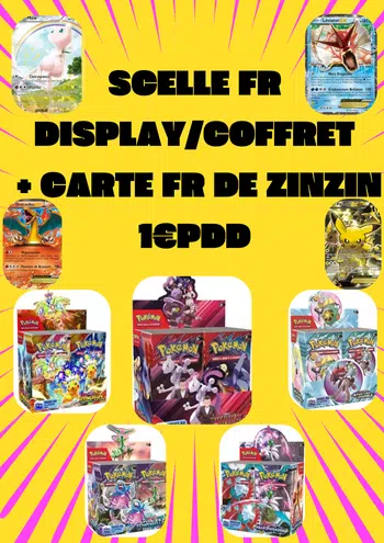 1€PDD ÉNORME SHOW SCELLÉ/CARTES FR DISPLAYS COFFRETS / CARTE PROMO XY & MORE