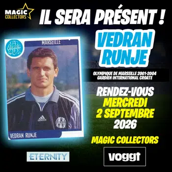 INVITE : VEDRAN RUNJE ! SHOW PANINI OLYMPIQUE DE MARSEILLE !