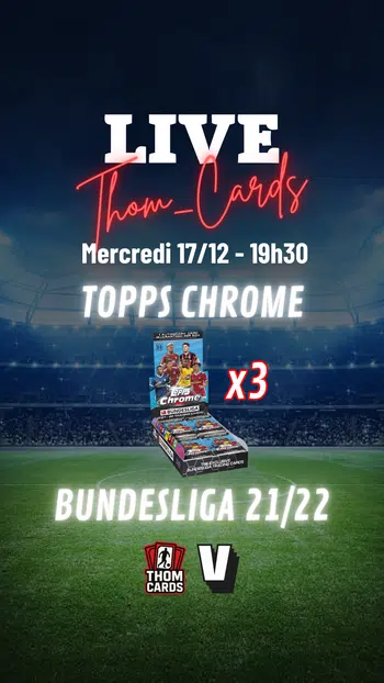 ⚽ 12 HITS - TOPPS CHROME BUNDESLIGA 2021/22 ! TEAM SET PSG GIVEAWAY💥