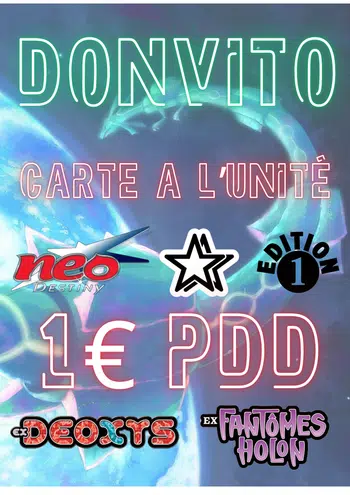 🔵⚪🔴Show vintage FR Bloc EX, Neo et bien d'autres 🔵⚪🔴 1€ PDD 🔥