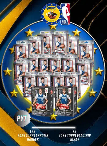 🏀 Hanger Banger 💥 16x topps chrome hanger boxes + 2x topps flagship black