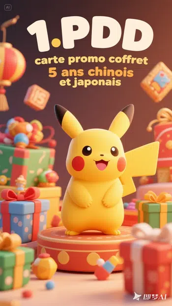 Rare🔥1 pdd carte promo coffret 5 ans chinois et cartes jap🔥