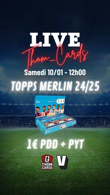 ⚽ 1€ PDD + PYT - HOBBY BOX TOPPS MERLIN 2024/25 ! 💥