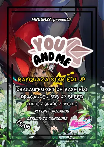 🐉 YOU AND ME - LANCEMENT MYQUAZA - (RAYQUAZA STAR + RESULTAT CONCOURS INSTA) 🐉