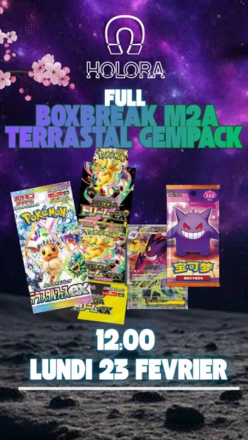 🇯🇵🏯🧲 M2A - TERRASTAL - GEMPACK BOX AND HIT 🇯🇵🏯🧲