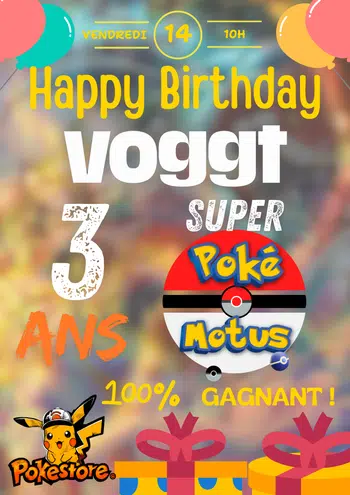 🔥Le Retour du SuperPokémotus!!🔥Live Spécial Anniversaire Voggt⚡ Give-Abo & acheteur tout le long de la soirée⚡🔥⚡