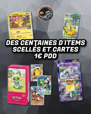 Show Full Scellé/Cartes CN/JPN 1€ PDD