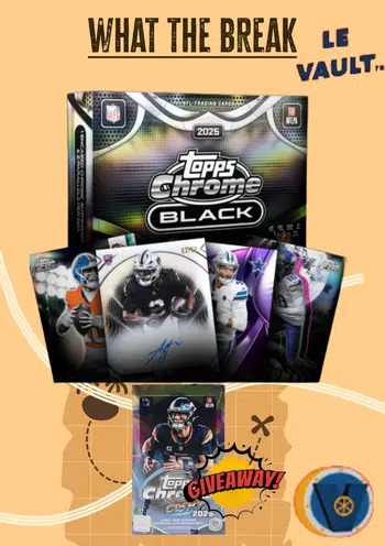 Topps NFL Black Chrome PYT ! Cosmic NFL en Give <3