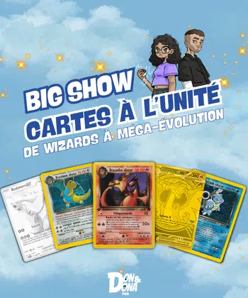 BIG SHOW DE CARTES À L'UNITÉ de Wizards à Méga - 1€ PDD 🔥 🔥