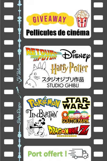 🎞️ Pellicules cinéma Multi-Films 🎥