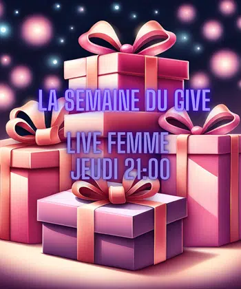 La semaine du give!!! Live Mode femme