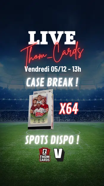 ⚽ CASE BREAK - x64 Hanger Box Topps UCC 2024/25 💥