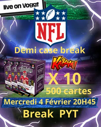NFL Break chasse à la KABOOM demi Case !
