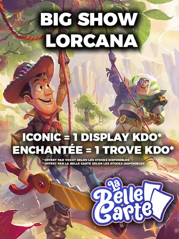 SHOW LORCANA ! DISPLAY ET TROVE PACK SET 12 A GAGNER !