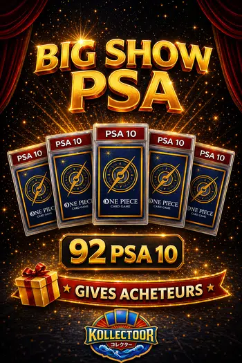 💎 BIG SHOW : 92 PSA 10 JP DE MA COLLECTION 💎