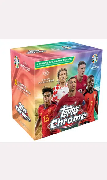 DE/EN/FR 2024 TOPPS Chrome UEFA Soccer First Livebreak