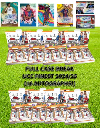 Topps FINEST Release Party 🎈 FULL CASE BREAK 💥