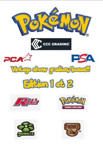 🚀Mega vintage show !! Rocket Set de base jungle fossil neo 😍