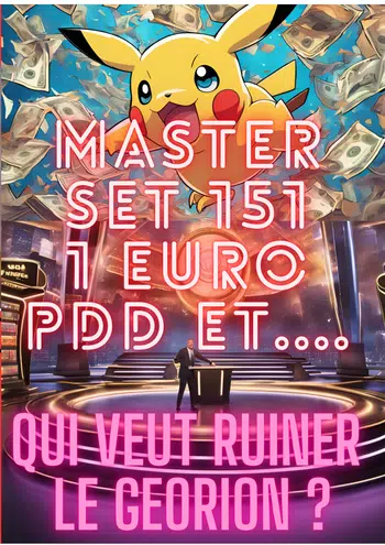 MASTER SET 151 + SCELLE + CARTES ....