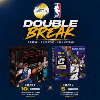 DOUBLE BREAK BASKET   10 MEGA BOX TOPPS SIGNATURE CLASS + 5 MEGA BOX DONRUSS OPTIC