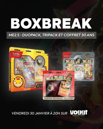 🔥🏵️ SHOW BOXBREAK FR ME2.5  - Duopack, Tripack, coffret 30 ans et booster à l'unité