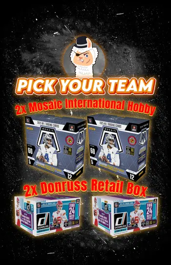 2025 NFL PYT - 2x Mosaic International Hobby + 2x Donruss Retail