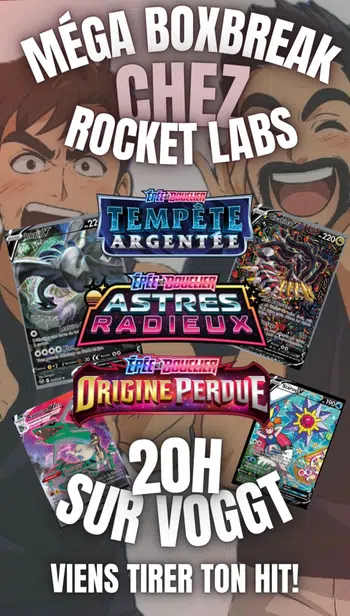 🔥Boxbreak Origine Perdue / Tempête Argentée/ Astres Radieux 🔥 1€ PDD 👀
