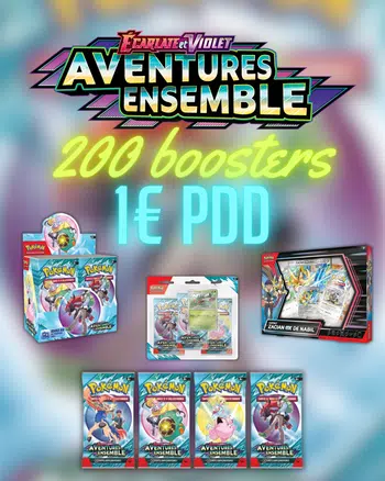 ✨️💎 EV9 Aventures ensembles 😱 200 boosters à 1€PDD✨️💎