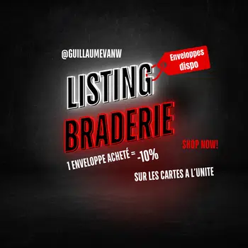 LISTING CARTE DISPONIBLE