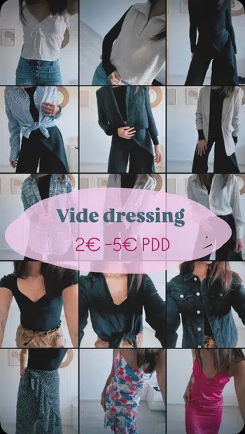 Vide dressing femme - Articles neufs avec étiquette - Petits prix