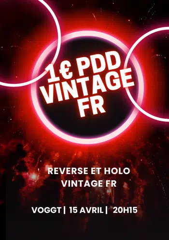 🇫🇷 1€ PDD / VINTAGE REVERSE & HOLO FR 🇫🇷
