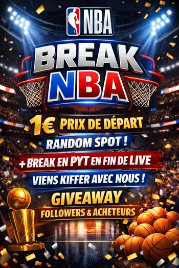 🔥🏀 BREAK NBA LIVE 1€ RANDOM SPOT 🎁🔥+ PYT 4 boxs