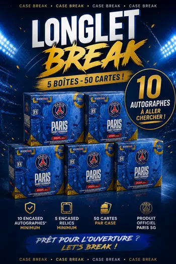 1 case  Topps Exhibition Paris Saint-Germain PSG Soccer Hobby 2024/2025