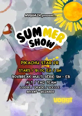🦋 SUMMER SHOW ! ☀️ (GOLD STARS FR / SCELLÉ ET CARTES SM) 🌅
