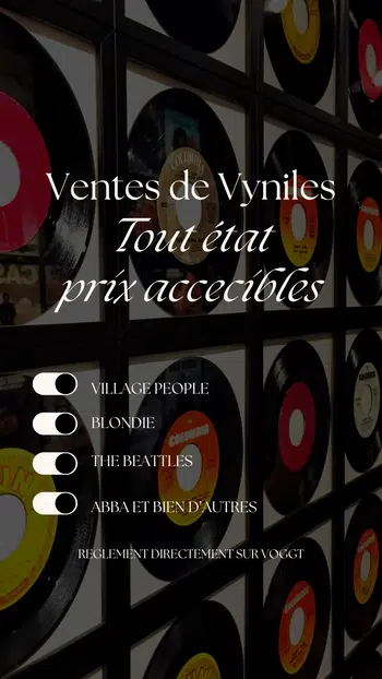 Vente de Vinyles - Tout état et prix accessibles