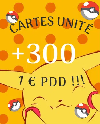 🔥 ÉNORME SHOW CARTES UNITÉ ! 1 € PDD 🔥