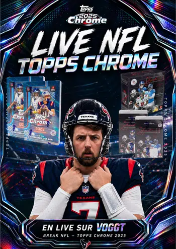 🏈 LIVE NFL TOPPS CHROME + SIGNATURE : BREAK À 5 BOXS DONT 2 HOBBY, AUTOS ET NUMS GARANTIES ! 🏈