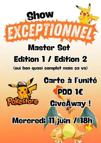 Méga Show Édition 1  Édition 2 Master Set