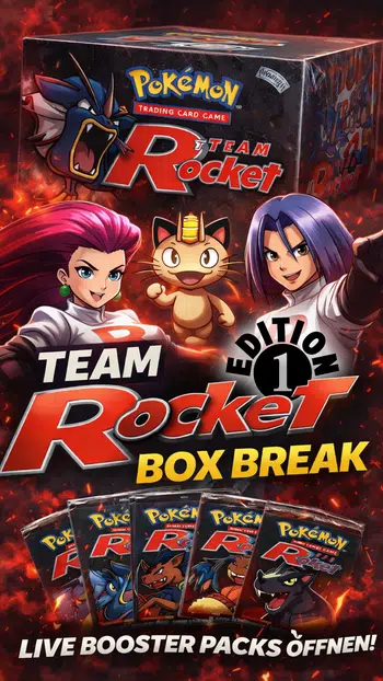 🔥 TEAM ROCKET 1ST EDITION BOXBREAK AB 1€!🔥