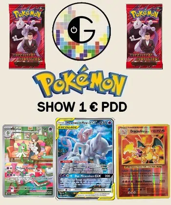 Show Pokémon 1€ PDD | EV10 , AR , Escouade , 151 , V , GX , ultra ect