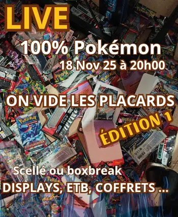 Live vide maison part 1, scellé et boxbreak en masse.