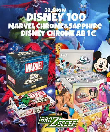 DISNEY CHROME 100! 🐭😱MARVEL CHROME&SAPPHIRE!🦹🏽‍♂️🕷️ DISNEY CHROME AB €1!😍