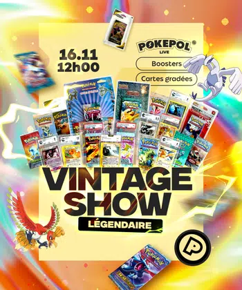 Le Vintage Show Légendaire -> Bangers Ultimes Wizards et Bloc EX, Scellés Vintage de rêve, c'est parti pour le plus grand live de Pokepol 😍🚀🤯💫