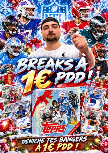 GROS LIVE NFL 1€ PDD !! DE LA HOBBY DE LA BOX HOLIDAY !