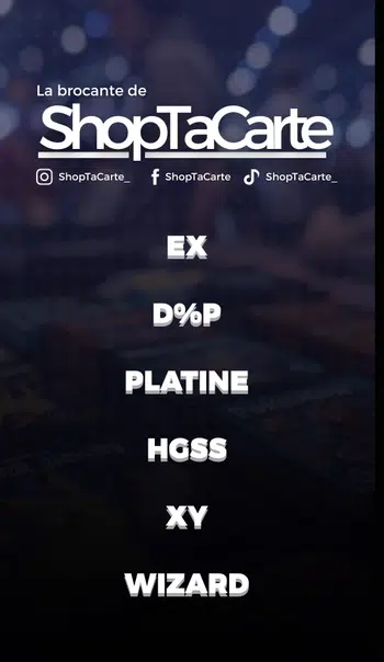 1€ PDD grosses cartes + lot wizzard hgss D/P