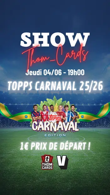 ⚽ 1€ PDD // Topps UCC Carnaval 2025/26 ! 💥