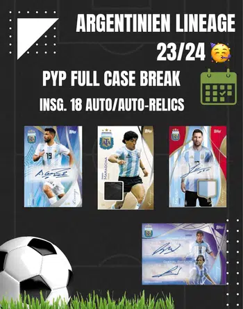 Full Case Break 😎 PYP & RTB Argentinien Lineage 23/24 - Topps Takeover week